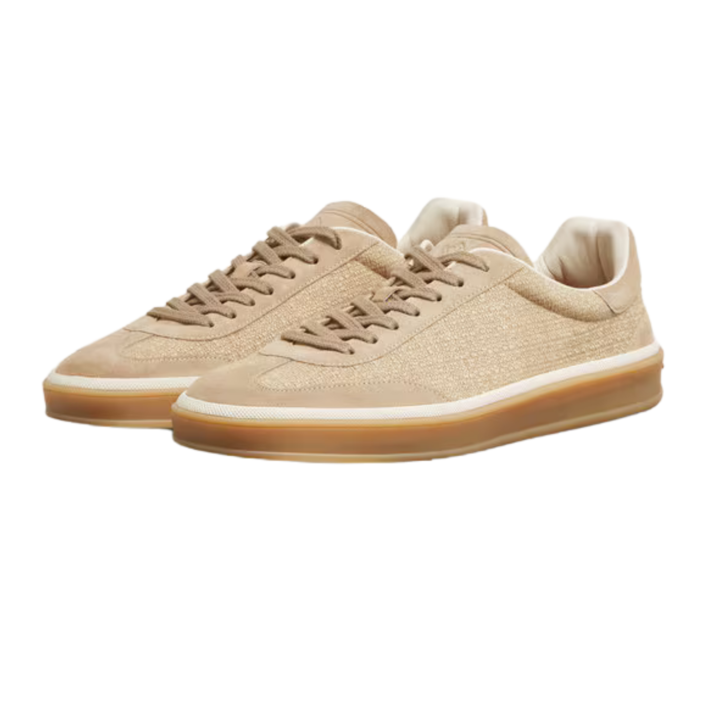 Loro Piana Men’s Tennis Walk Sneakers (Suede Calf Split)