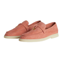 <tc>Loro Piana</tc> 女士夏季 Charms Walk 樂福鞋（絨面革）