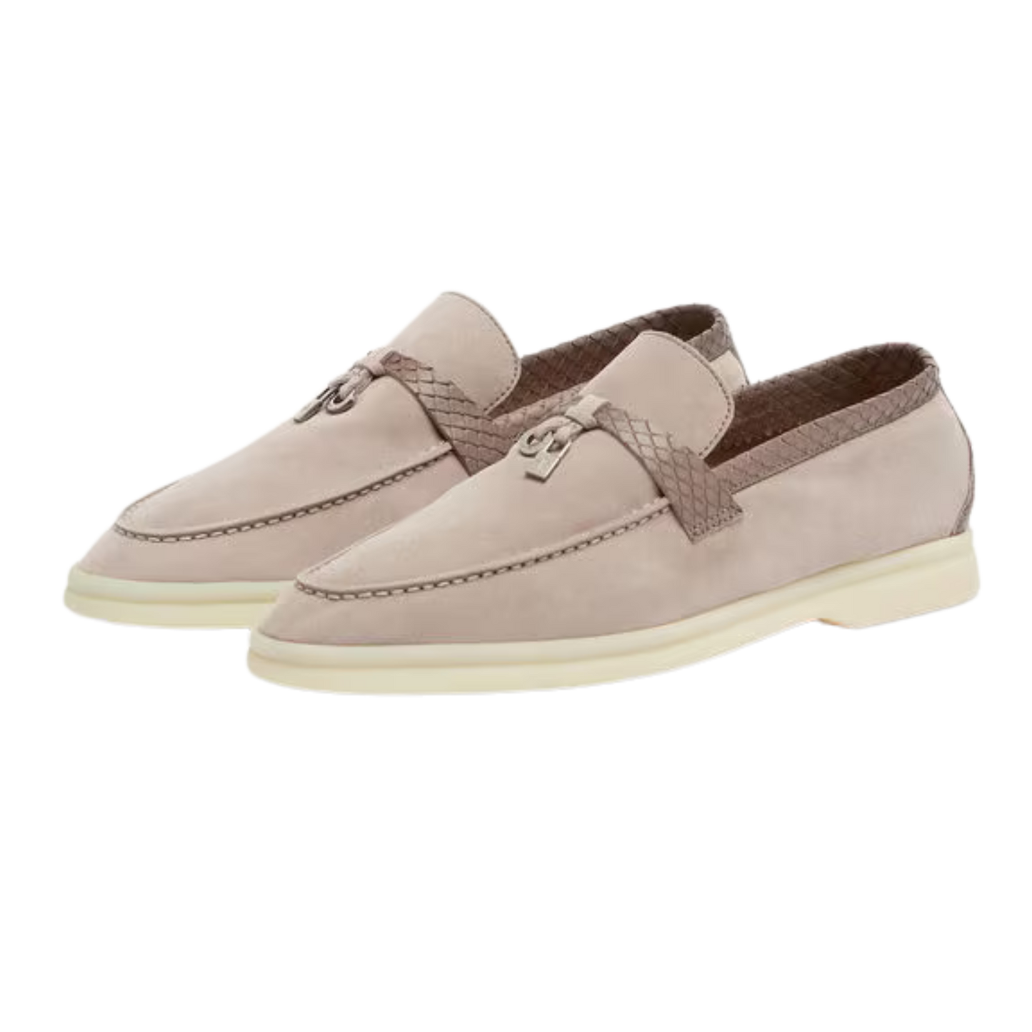<tc>Loro Piana</tc> 女士夏季 Charms Walk 樂福鞋（絨面革）