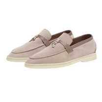 <tc>Loro Piana</tc> 女士夏季 Charms Walk 樂福鞋（絨面革）