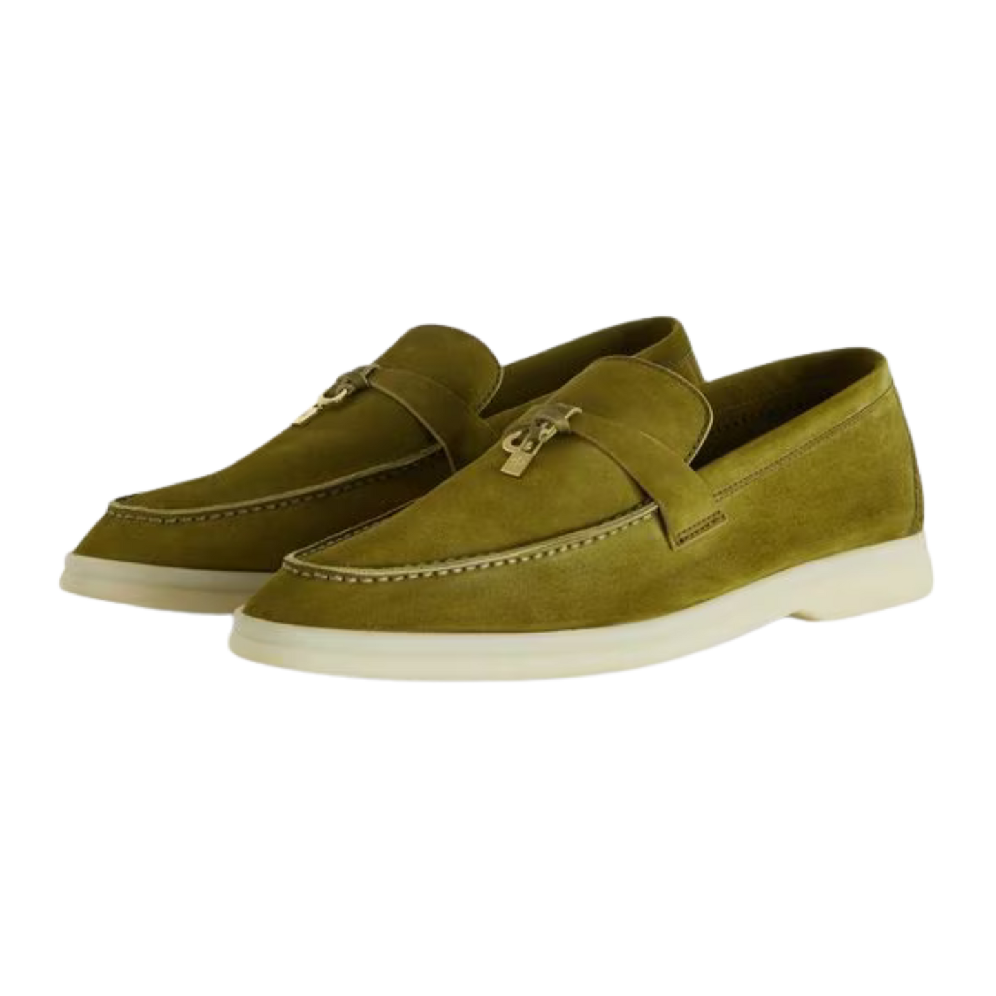 <tc>Loro Piana</tc> 女士夏季 Charms Walk 樂福鞋（絨面革）