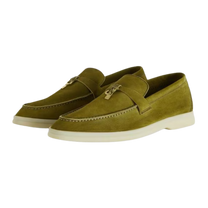<tc>Loro Piana</tc> 女士夏季 Charms Walk 樂福鞋（絨面革）