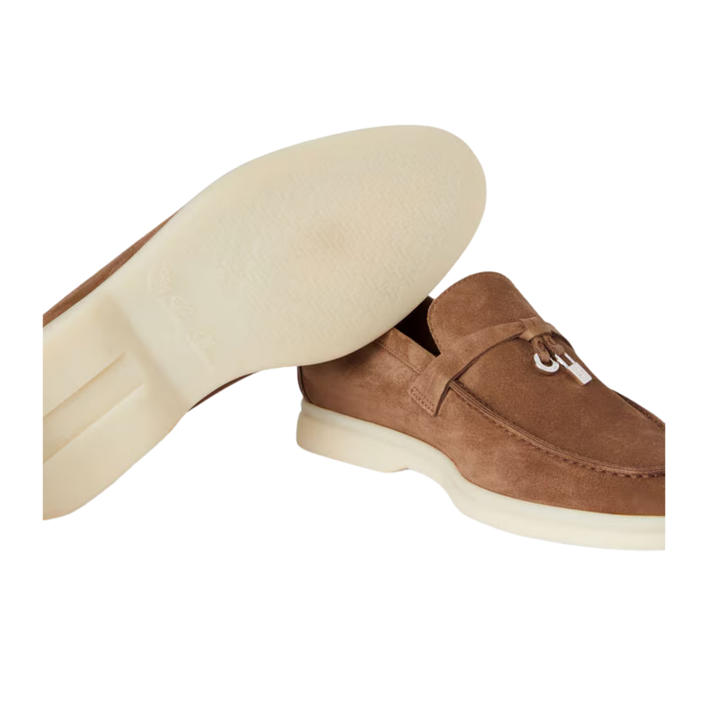<tc>Loro Piana</tc> 女士夏季 Charms Walk 樂福鞋（絨面革）
