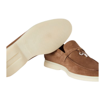 <tc>Loro Piana</tc> 女士夏季 Charms Walk 樂福鞋（絨面革）