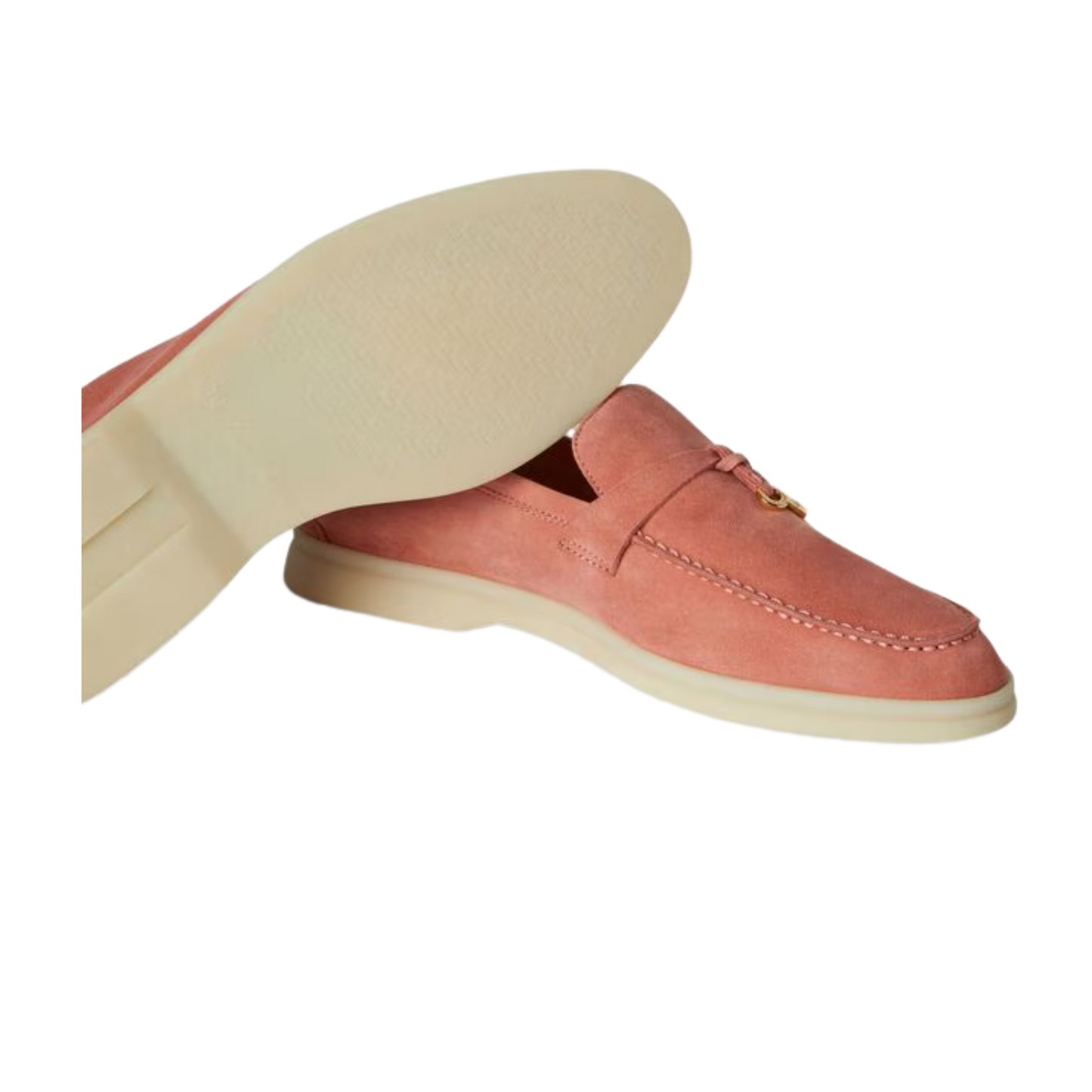 <tc>Loro Piana</tc> 女士夏季 Charms Walk 樂福鞋（絨面革）