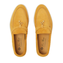 <tc>Loro Piana</tc> 女士夏季 Charms Walk 樂福鞋（絨面革）