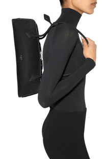 Alaia Le Teckel Medium Bag In Nubuck Calfskin
