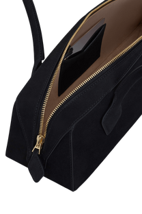 Alaia Le Teckel Medium Bag In Nubuck Calfskin