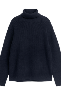 <tc>Arket</tc> เสื้อจัมเปอร์คอเต่าผ้าขนสัตว์หนาสำหรับผู้ชาย