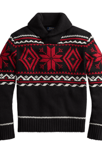 <tc>Ralph Lauren</tc> 男士雪花棉混紡套頭衫