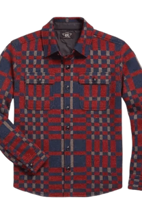 <tc>Ralph Lauren</tc> 男士格子羊毛混紡工人毛衣