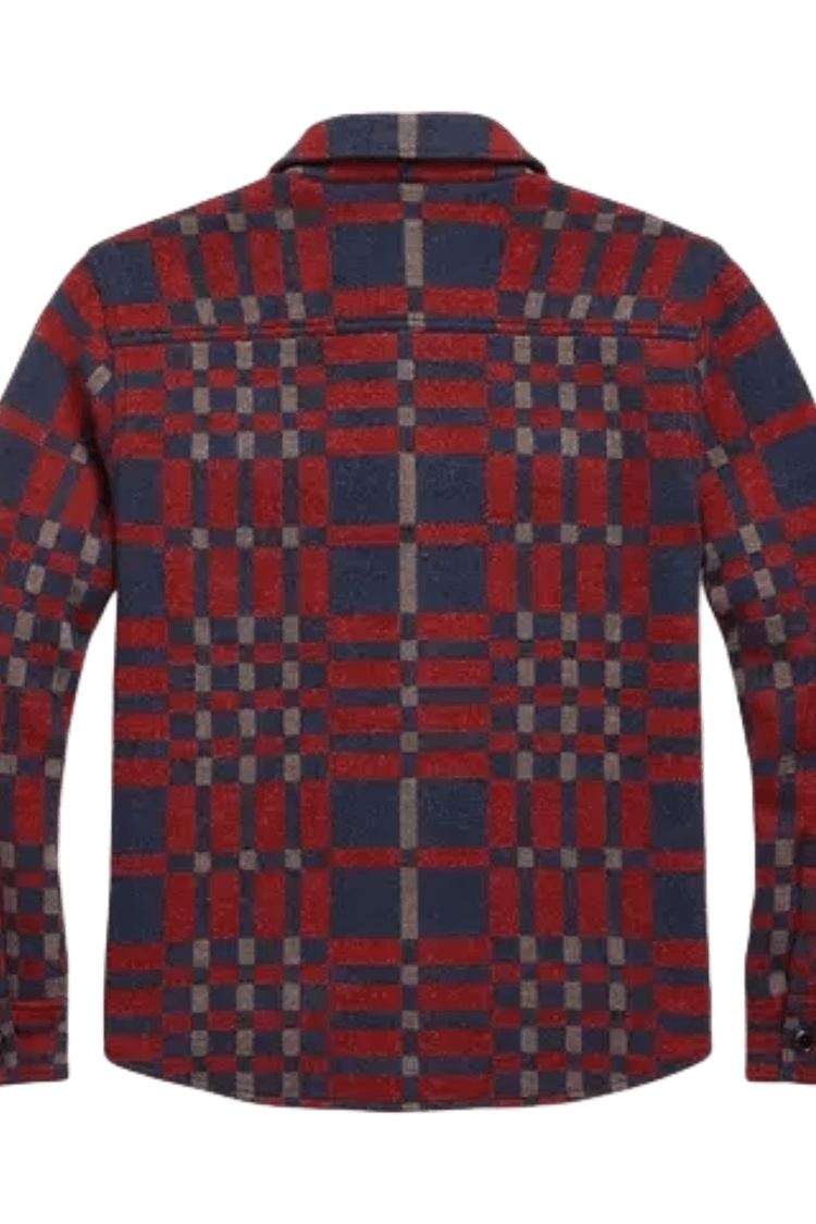<tc>Ralph Lauren</tc> 男士格子羊毛混紡工人毛衣