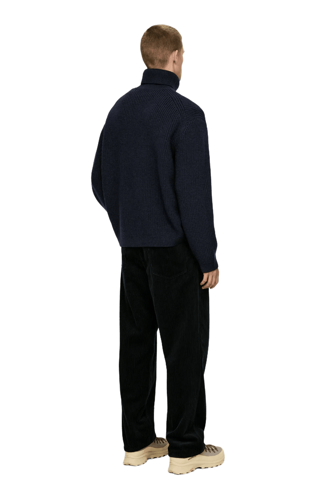 <tc>Arket</tc> เสื้อจัมเปอร์คอเต่าผ้าขนสัตว์หนาสำหรับผู้ชาย