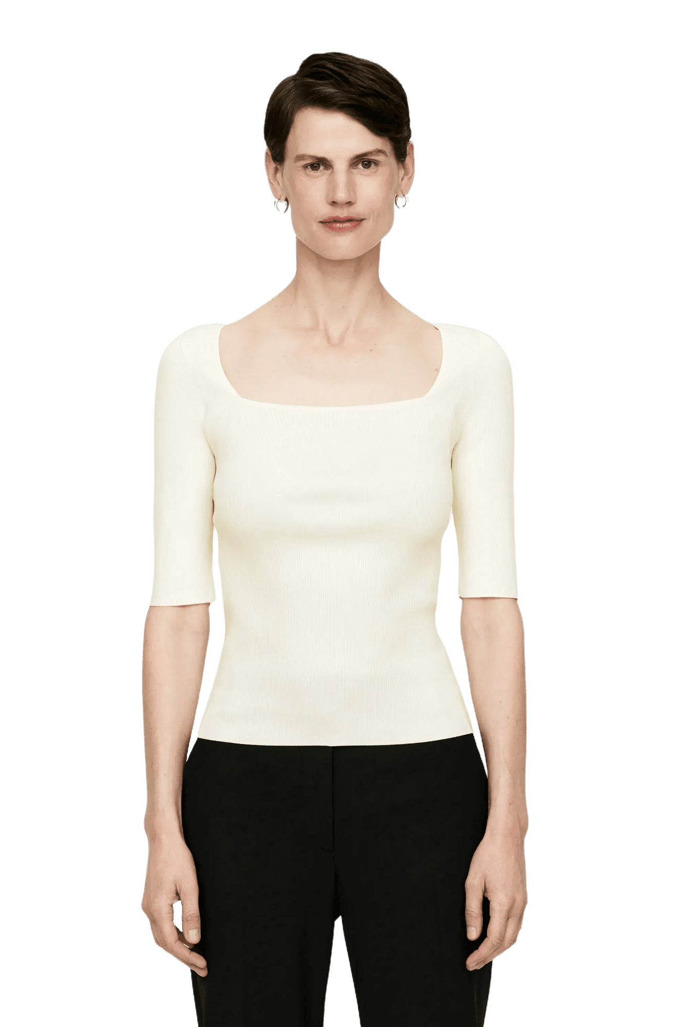 <tc>Arket</tc> 女式方領羅紋上衣