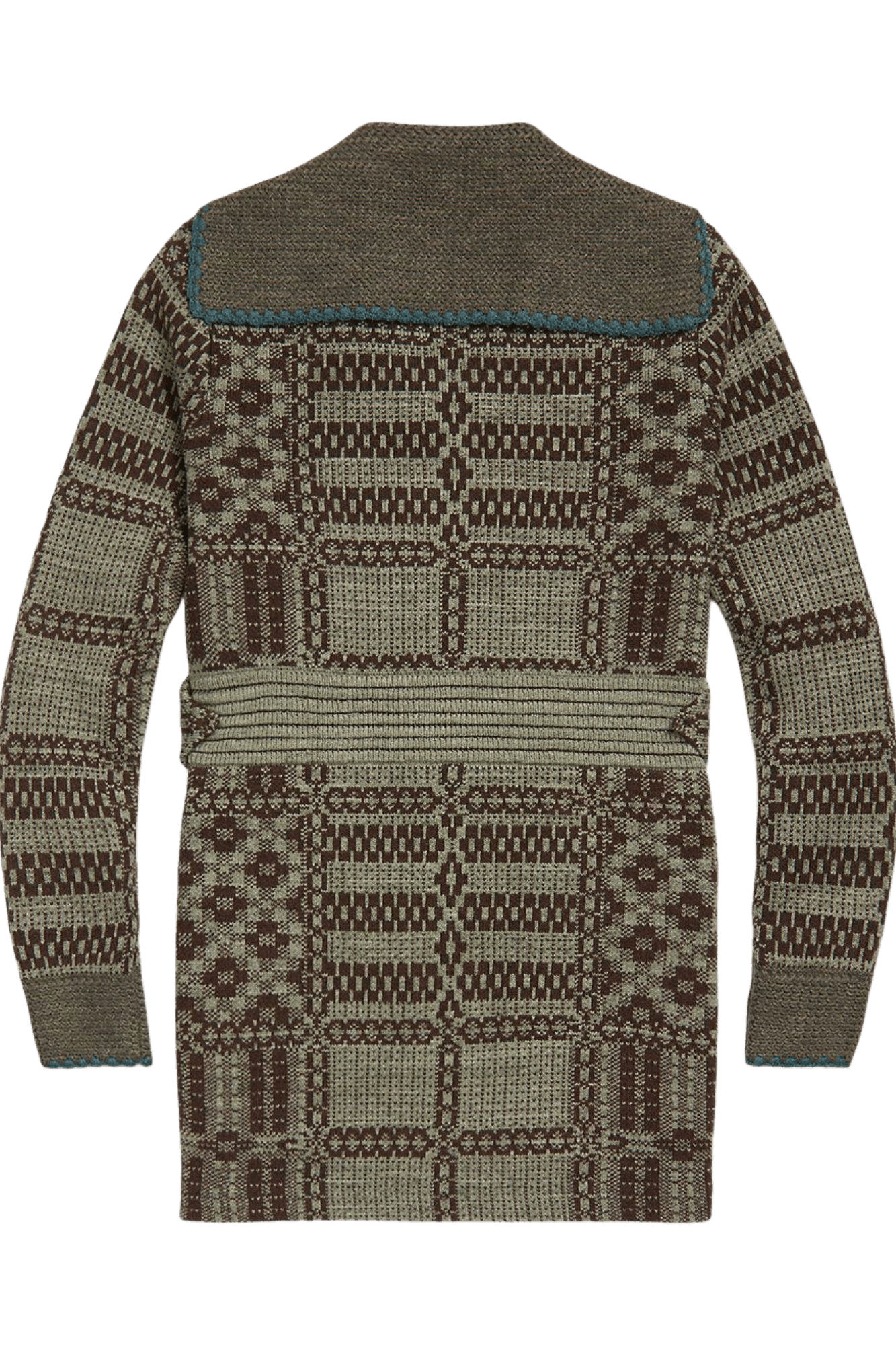 <tc>Ralph Lauren</tc> 女士束帶提花開襟衫