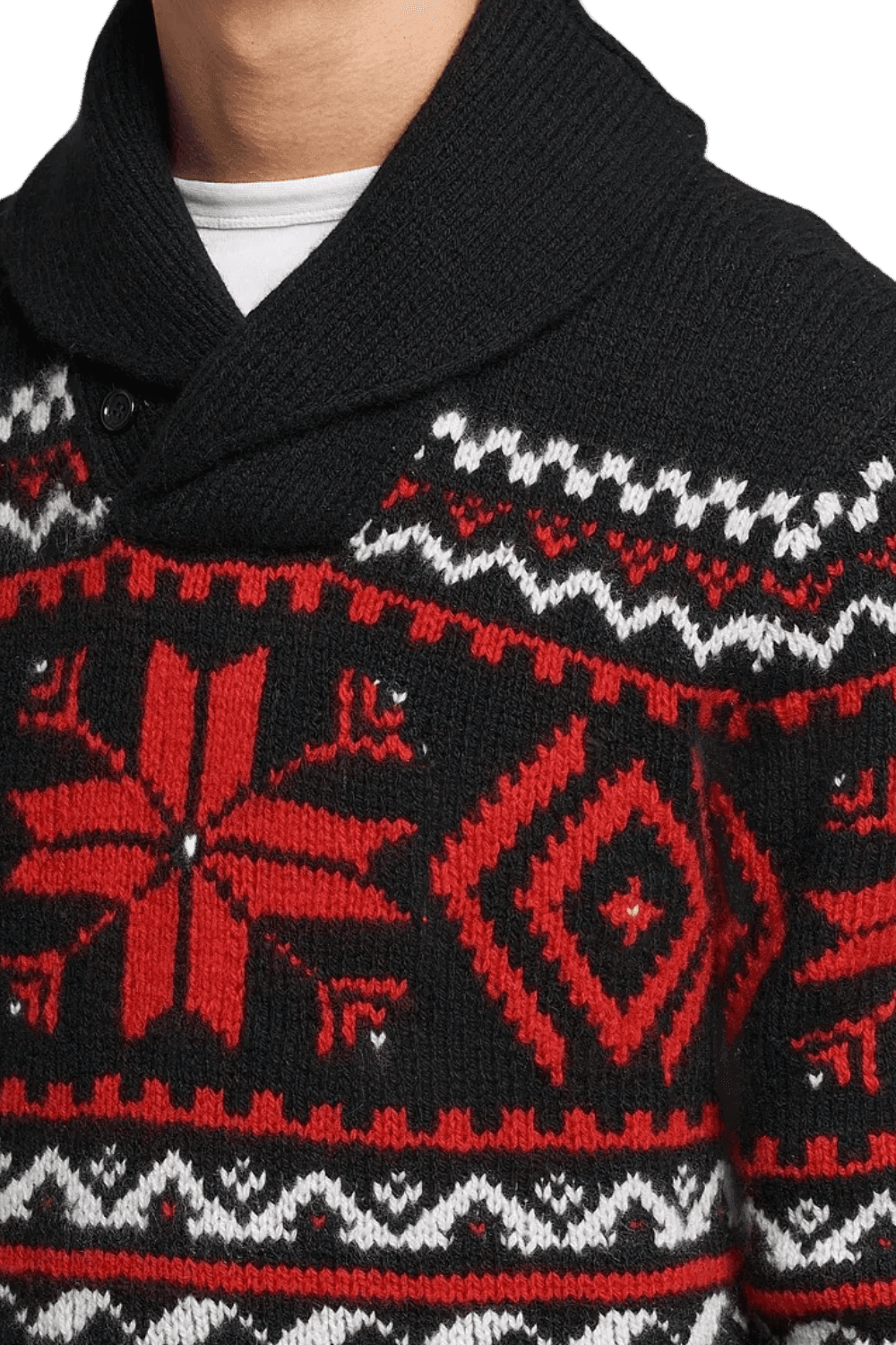 <tc>Ralph Lauren</tc> 男士雪花棉混紡套頭衫