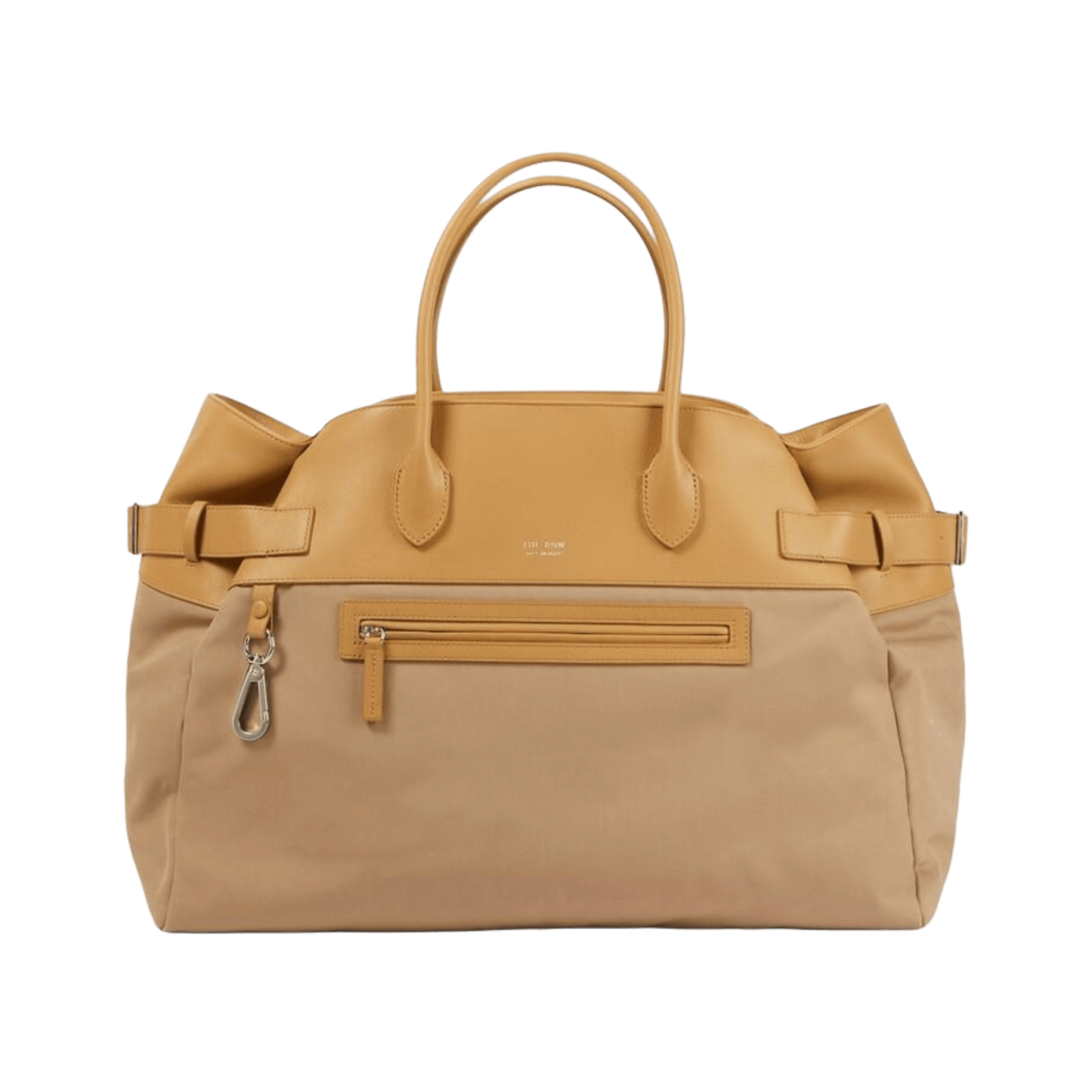 <tc>The Row</tc> Margaux 17 內外扣皮革帆布托特包
