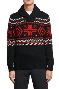 <tc>Ralph Lauren</tc> 男士雪花棉混紡套頭衫