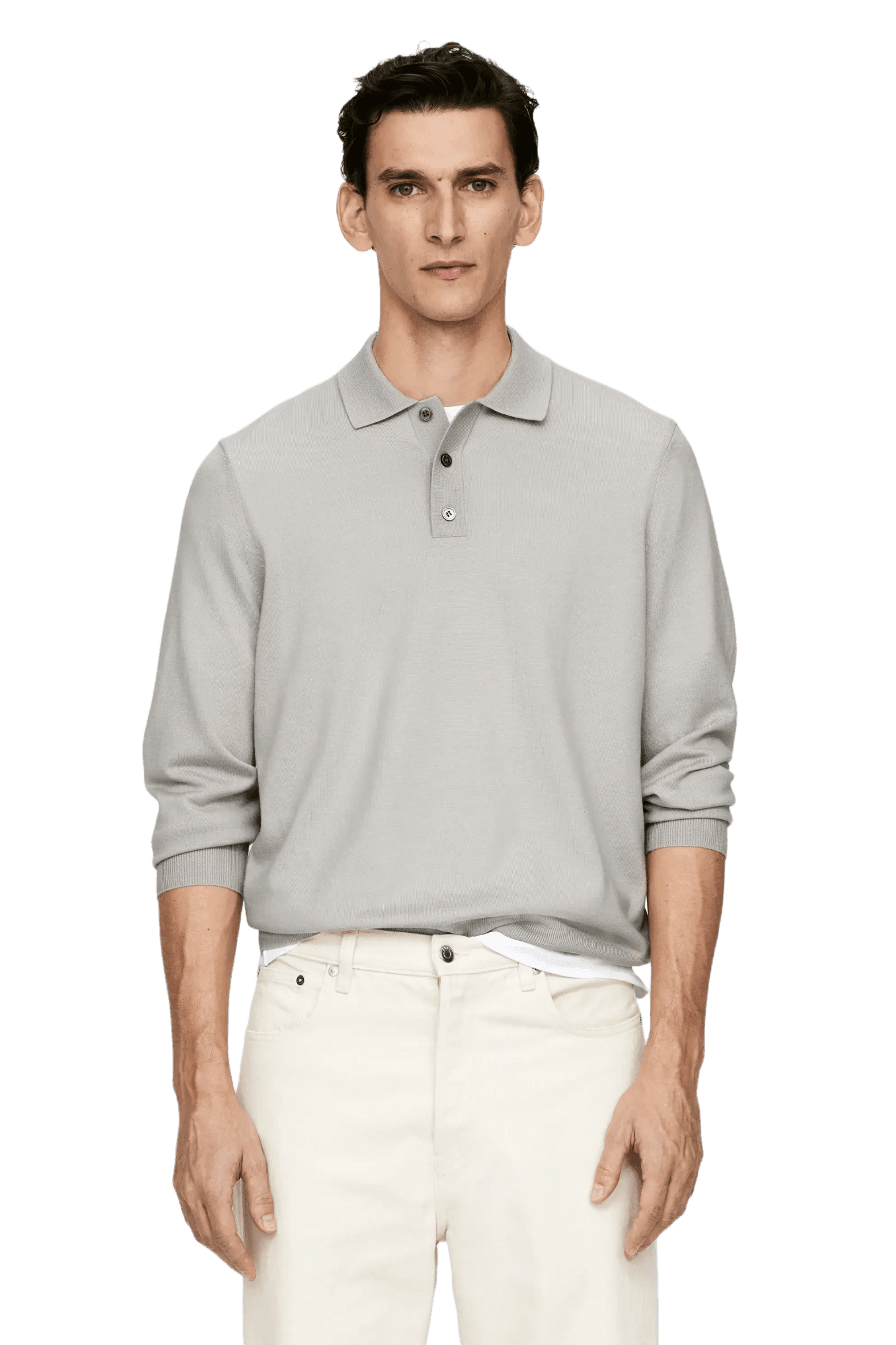 <tc>Arket</tc> เสื้อกันหนาวโปโลเมอริโนสำหรับผู้ชาย