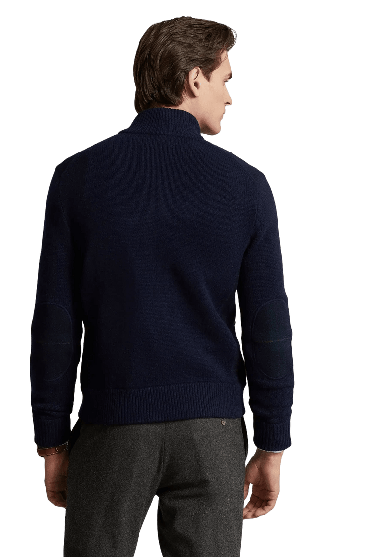 <tc>Ralph Lauren</tc> 男士 Polo 格紋羊毛開襟衫
