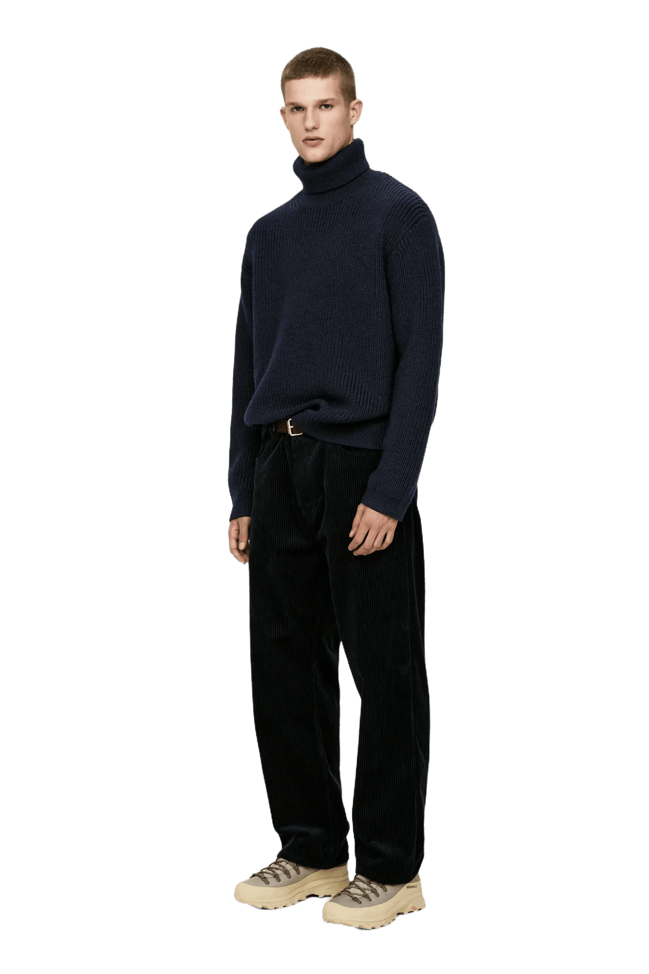 <tc>Arket</tc> เสื้อจัมเปอร์คอเต่าผ้าขนสัตว์หนาสำหรับผู้ชาย