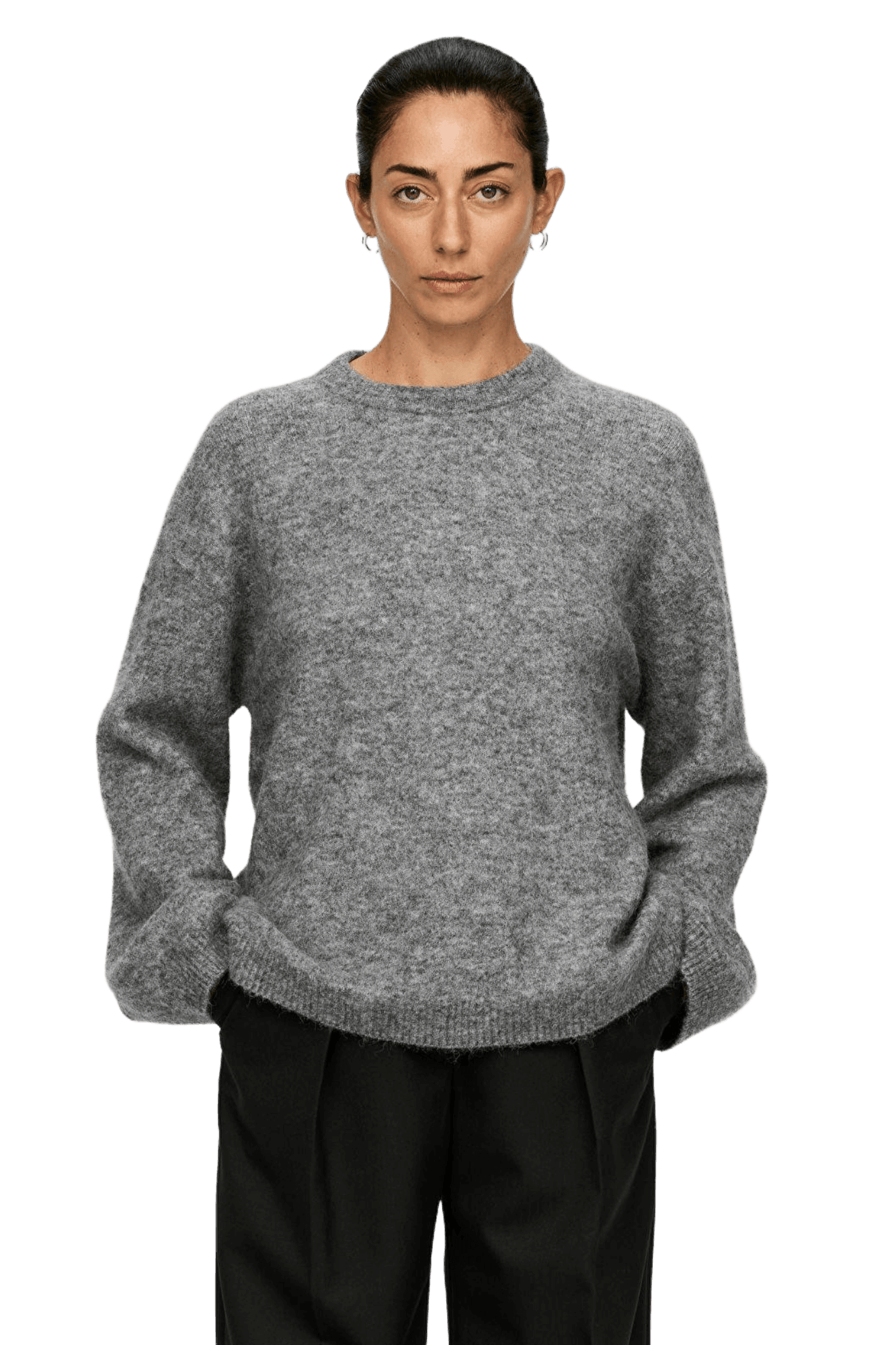 <tc>Arket</tc> เสื้อจัมเปอร์ผสมขนอัลปาก้าสำหรับผู้หญิง