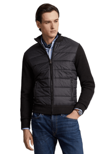 <tc>Ralph Lauren</tc> 男士混合全拉鍊套頭衫