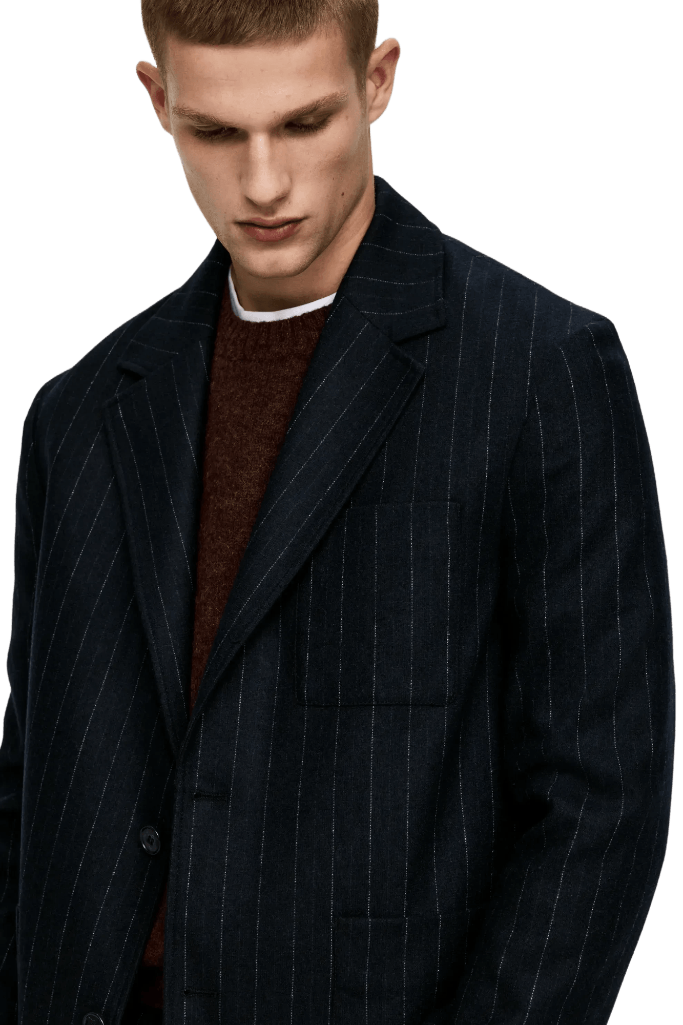 <tc>Arket</tc> เสื้อจัมเปอร์คอกลมผ้าขนสัตว์สำหรับผู้ชาย