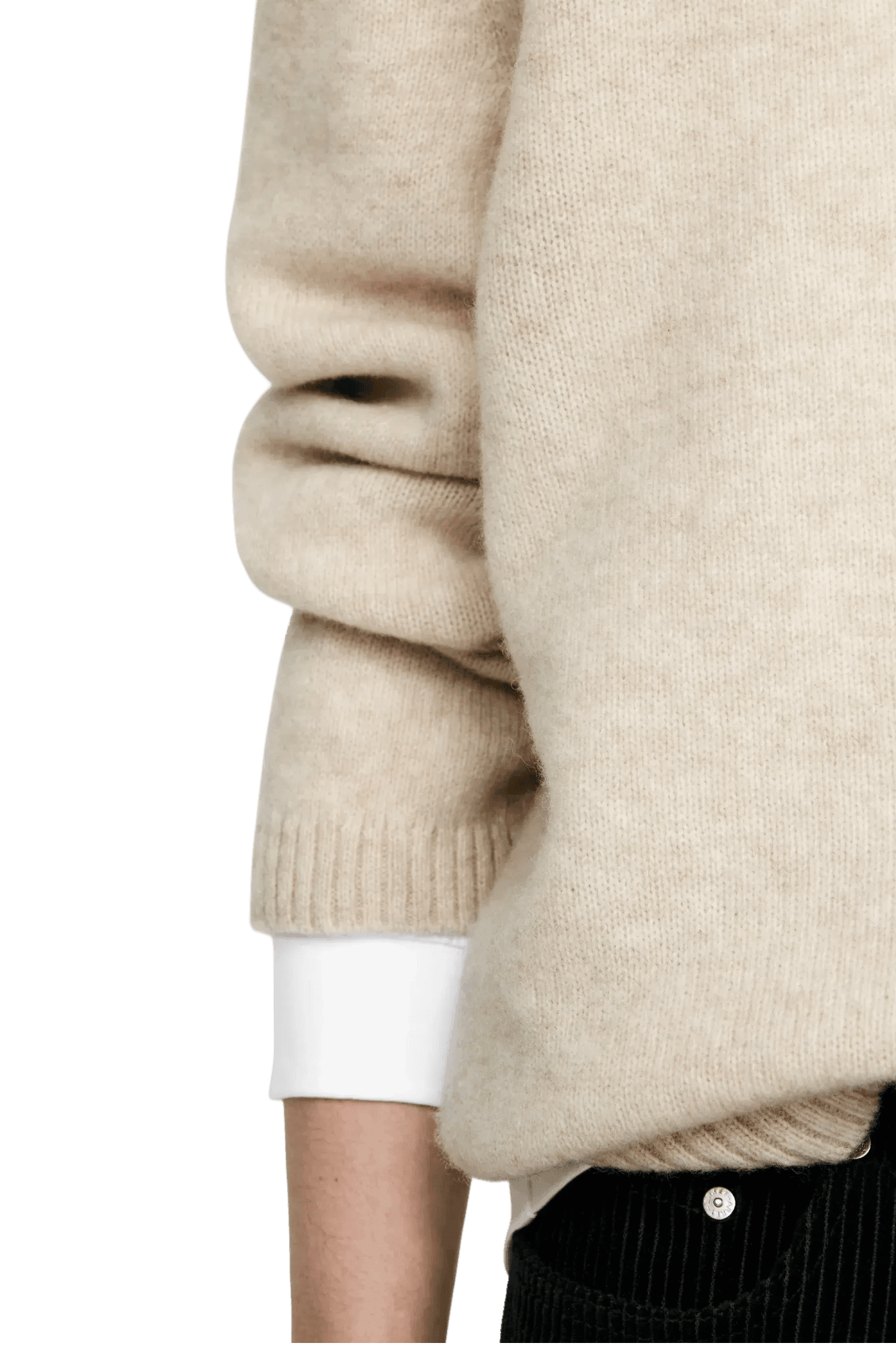 <tc>Arket</tc> เสื้อจัมเปอร์คอกลมผ้าขนสัตว์สำหรับผู้ชาย