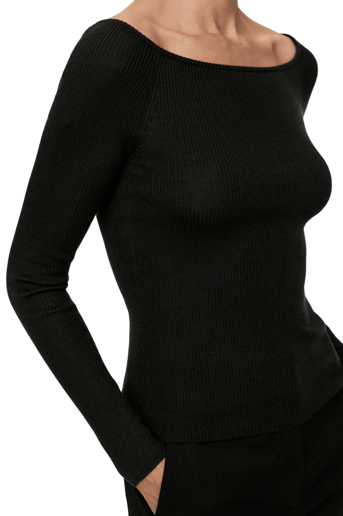 <tc>Arket</tc> 女士羊毛混紡露肩上衣
