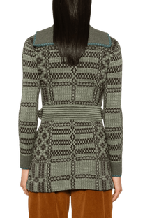 <tc>Ralph Lauren</tc> 女士束帶提花開襟衫