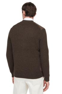 <tc>Ralph Lauren</tc> 男士格倫格子拼接羊毛開襟衫