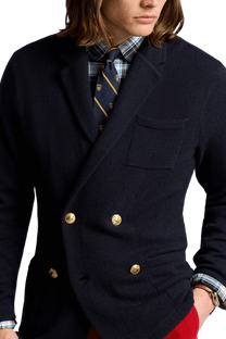 <tc>Ralph Lauren</tc> 男女通用羊絨西裝開襟衫