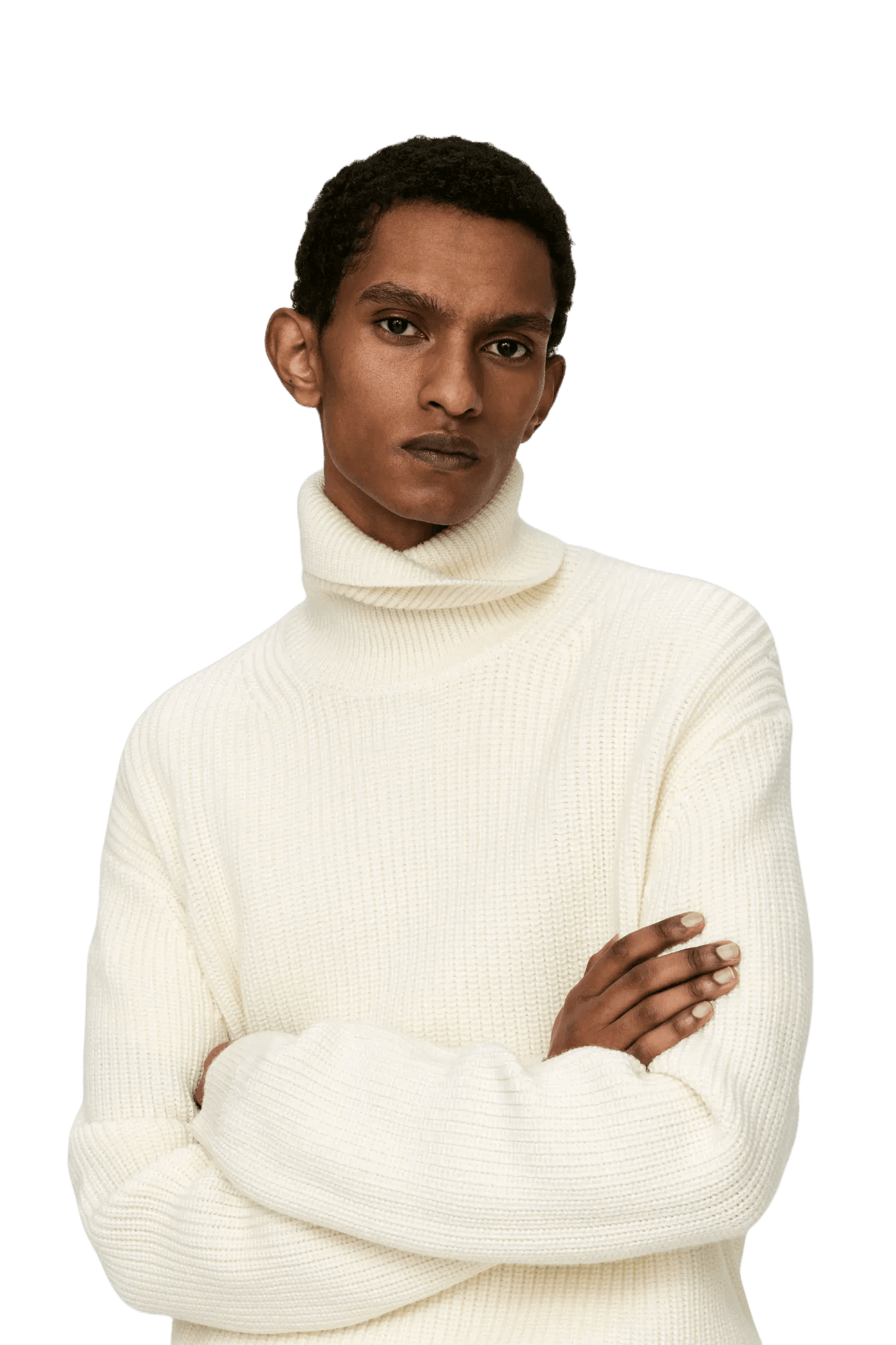 <tc>Arket</tc> เสื้อจัมเปอร์คอเต่าผ้าขนสัตว์หนาสำหรับผู้ชาย