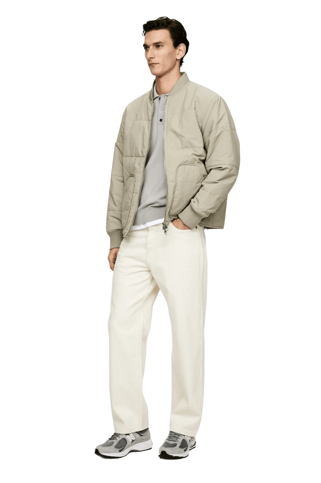 <tc>Arket</tc> เสื้อกันหนาวโปโลเมอริโนสำหรับผู้ชาย