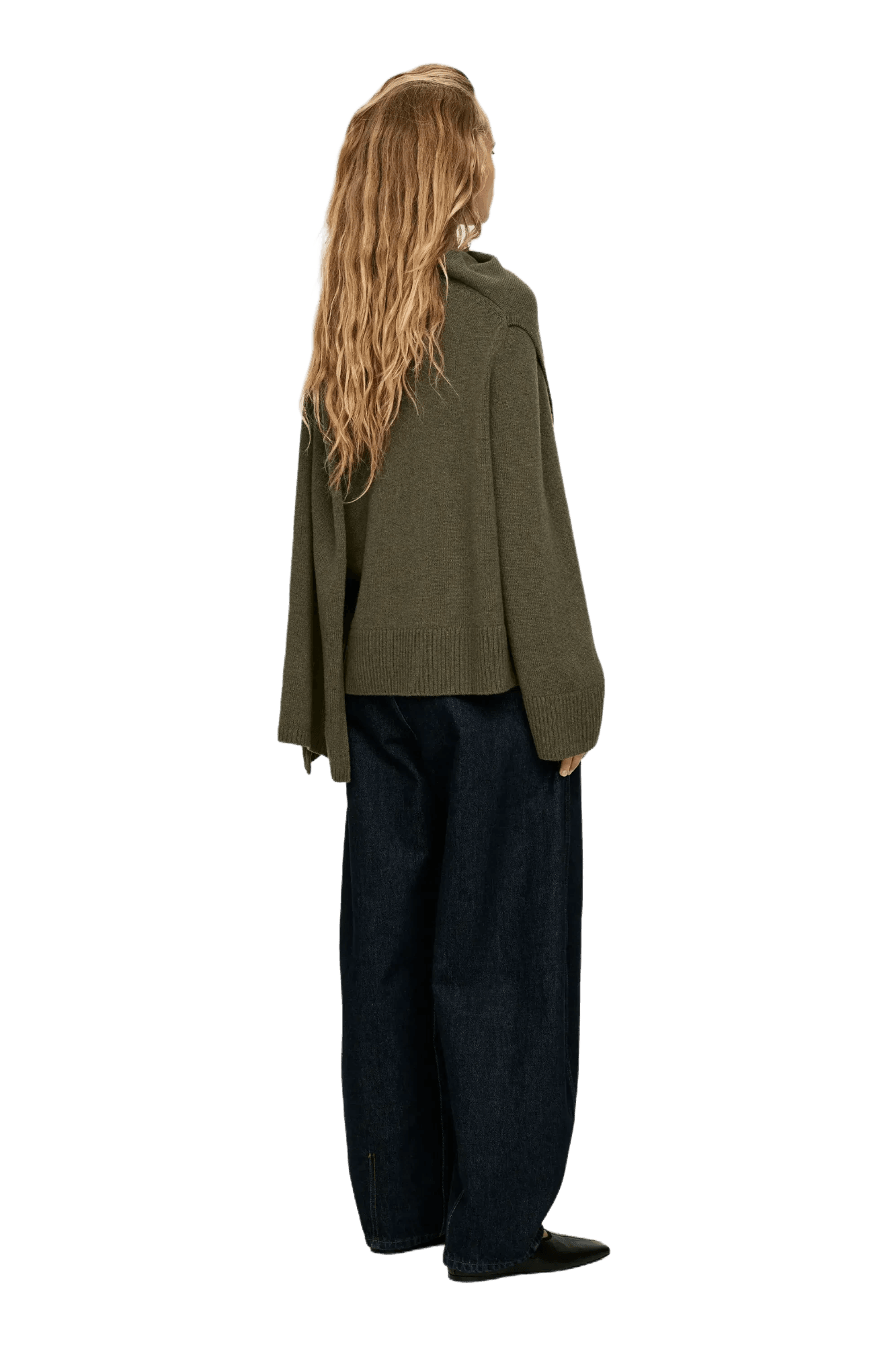 <tc>Arket</tc> 女士羊毛圍巾套衫
