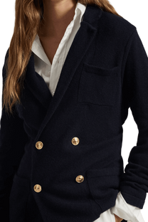 <tc>Ralph Lauren</tc> 男女通用羊絨西裝開襟衫