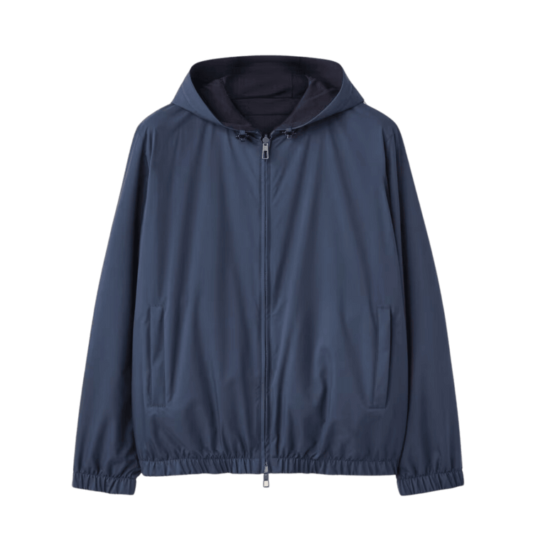 <tc>Loro Piana</tc> 男士連帽飛行員夾克