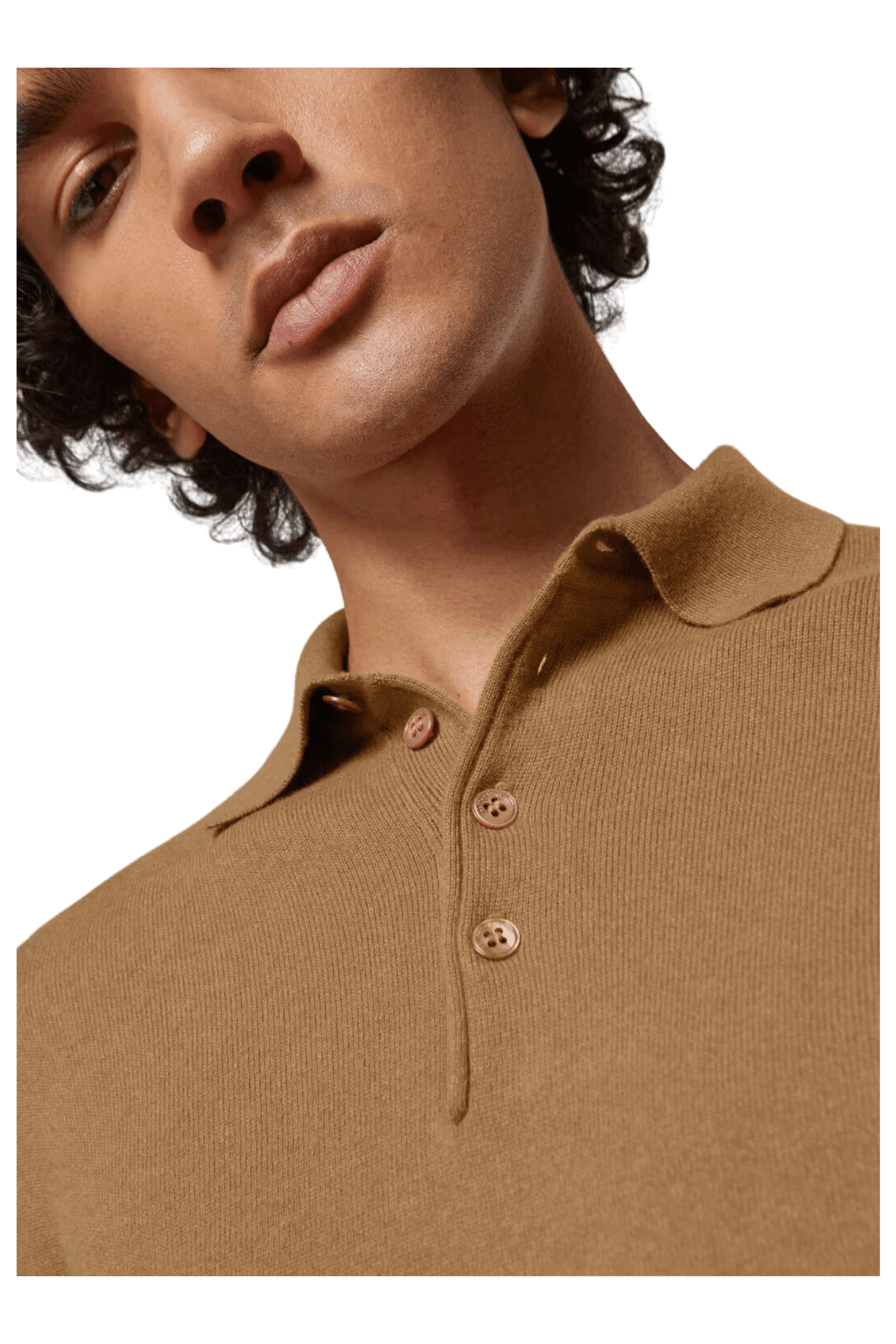 <tc>Loro Piana</tc> เสื้อโปโล Vicuña สำหรับผู้ชาย