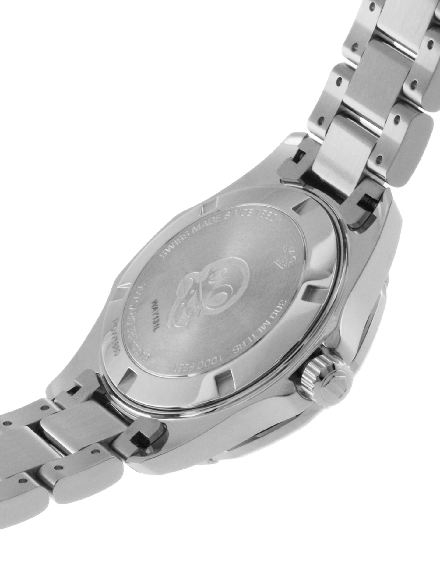 <tc>TAG Heuer</tc> アクアレーサー クォーツ 35mm レディースウォッチ ブルー マザーオブパール