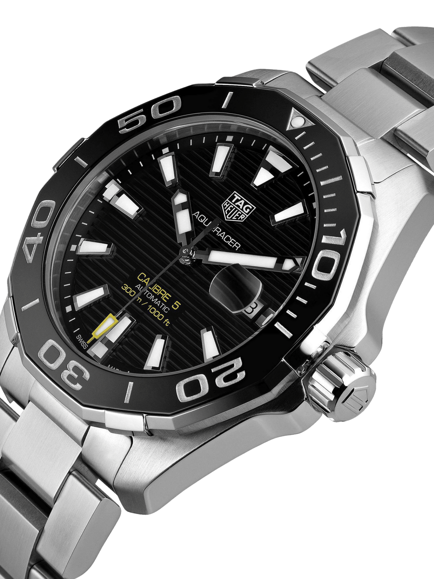 <tc>TAG Heuer</tc> Aquaracer Calibre 5 自動腕錶 43 毫米男士腕錶
