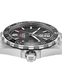 <tc>TAG Heuer</tc> Formula 1 Calibre 5 自動男士灰色鋼計時碼錶 43 毫米腕錶