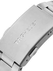 <tc>TAG Heuer</tc> Formula 1 Calibre 5 自動男士灰色鋼計時碼錶 43 毫米腕錶
