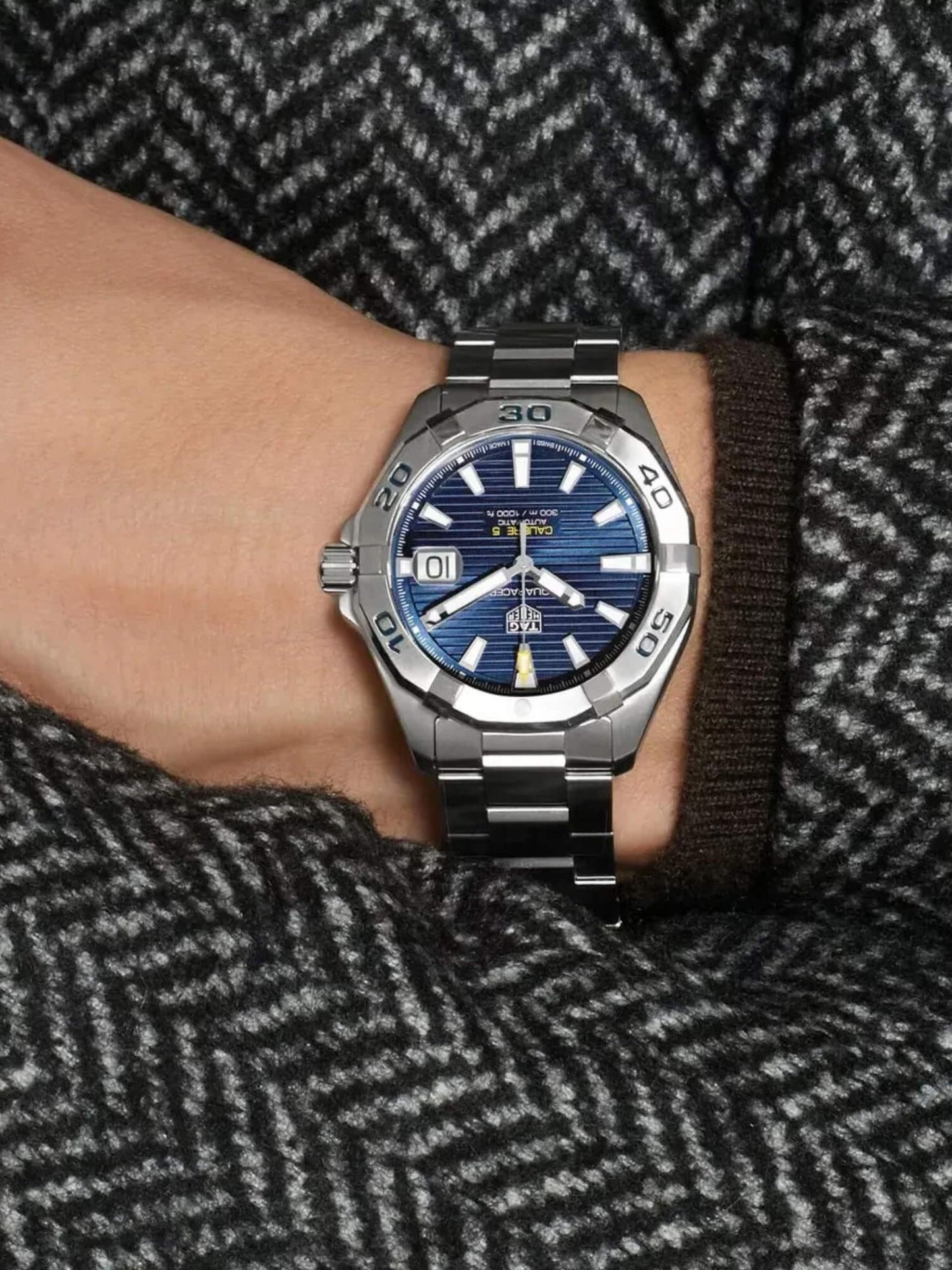<tc>TAG Heuer</tc> Aquaracer Calibre 5 41毫米男式腕錶