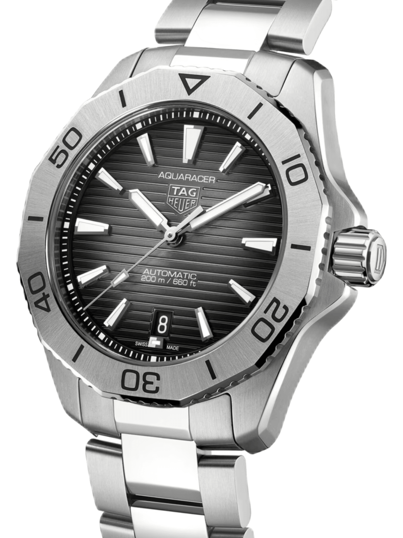 TAG Heuer Aquaracer Professional 200 Date 40mm Black Dial Men's Watch
