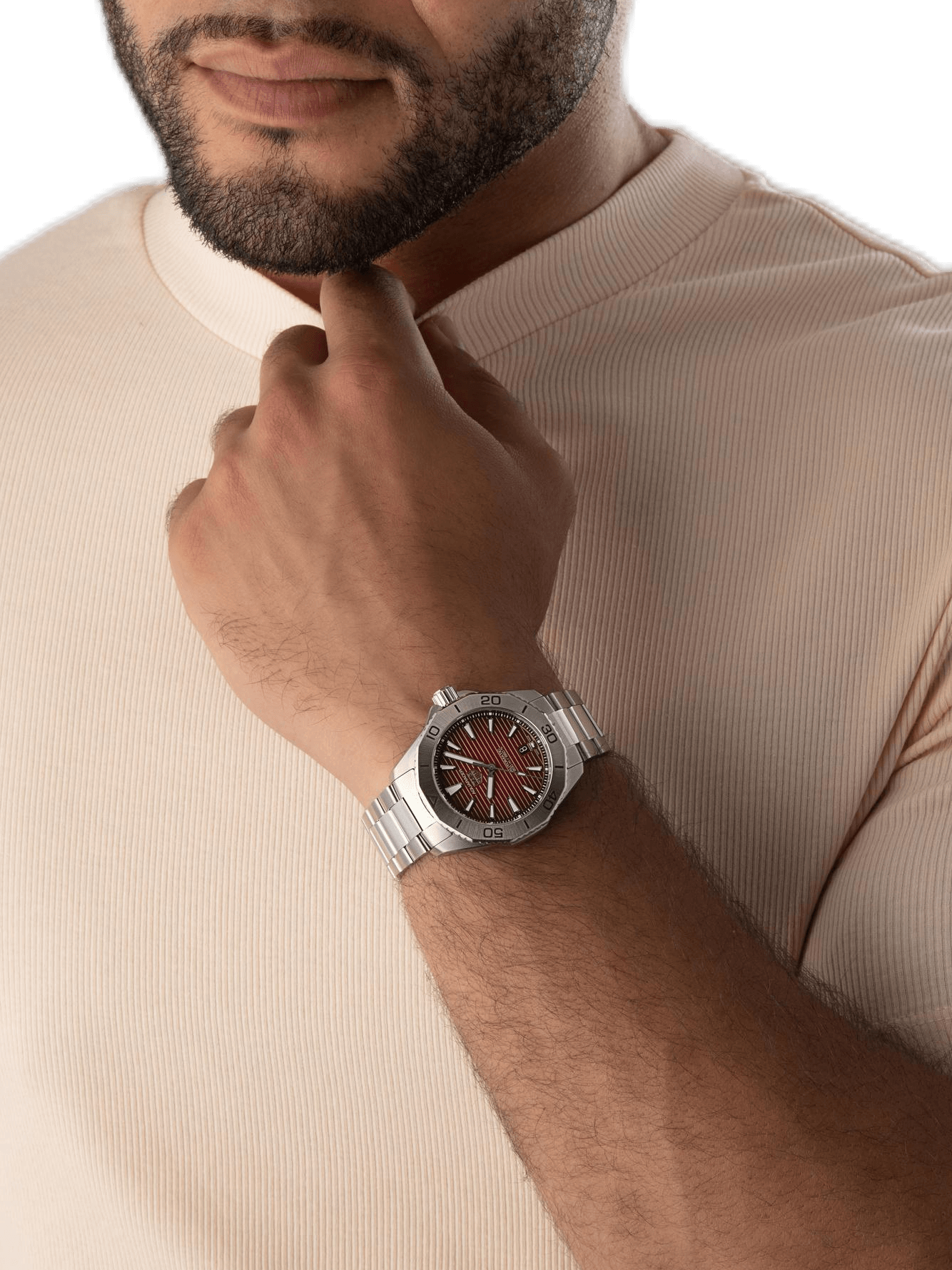 TAG Heuer Aquaracer Professional 200 Date 40mm Red Dial Men's Watch