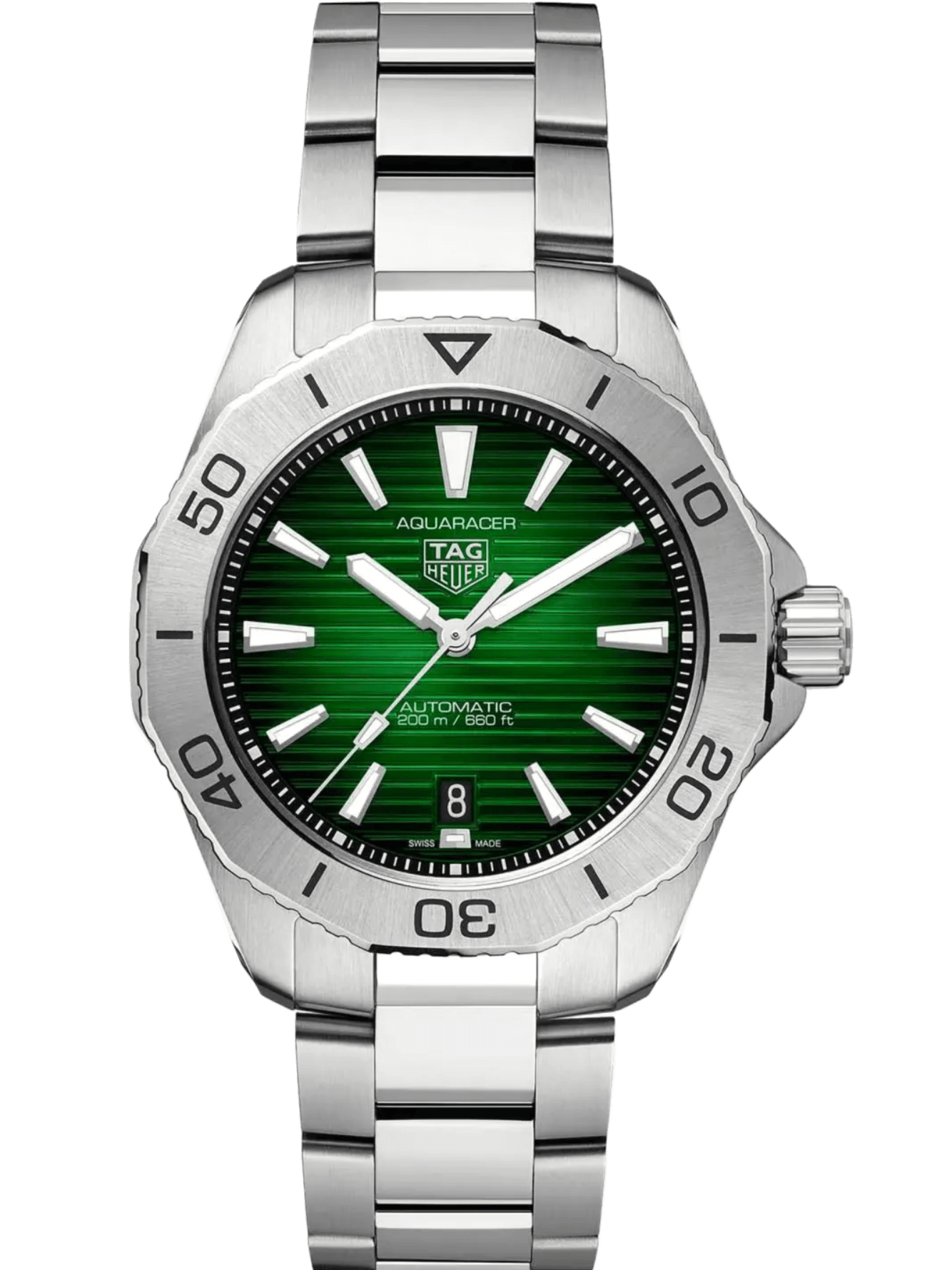 TAG Heuer Aquaracer Professional 200 Date 40mm Green Dial Men's Watch