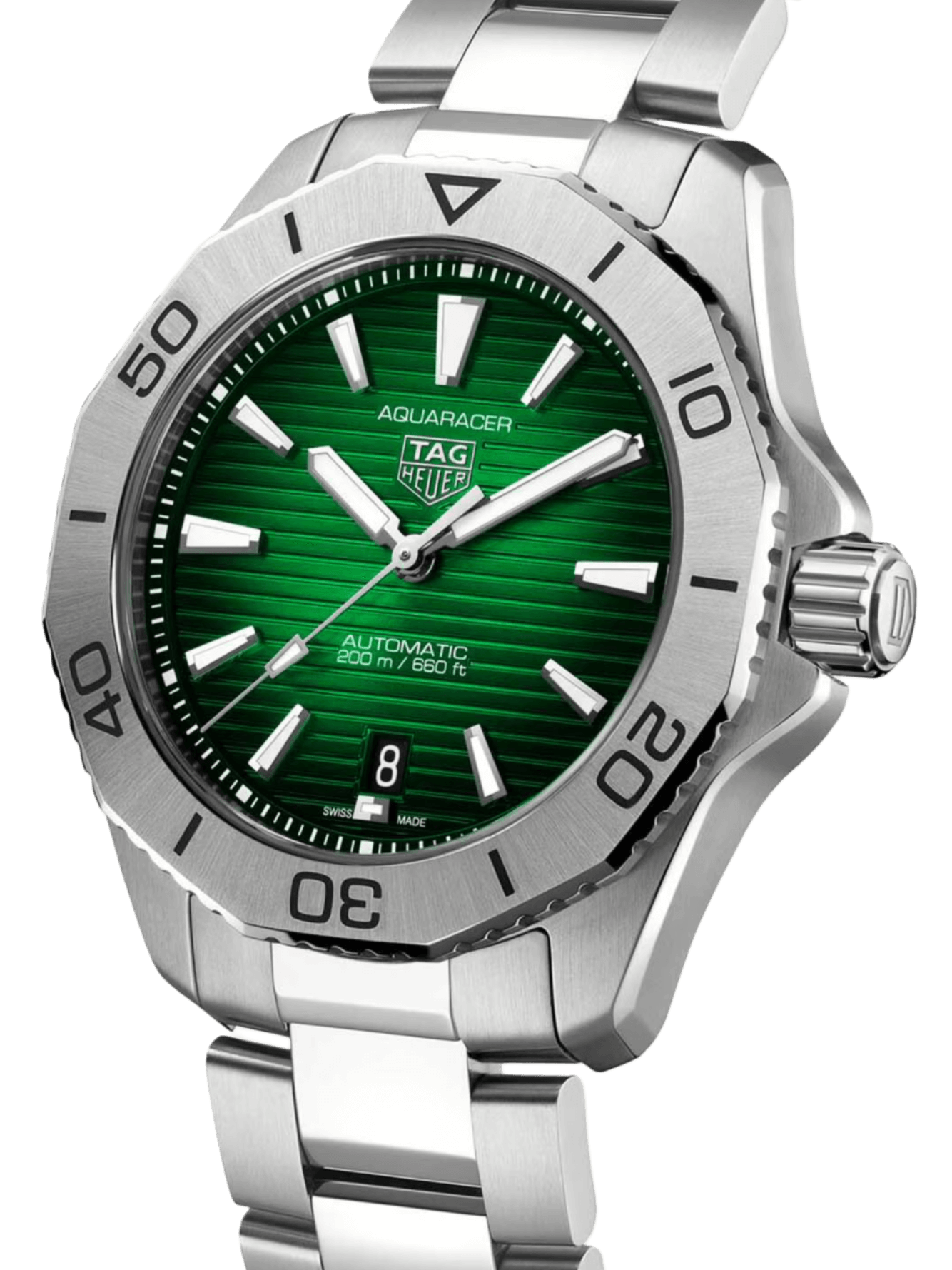 TAG Heuer Aquaracer Professional 200 Date 40mm Green Dial Men's Watch