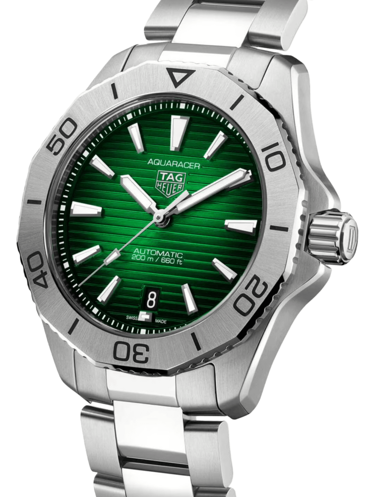 TAG Heuer Aquaracer Professional 200 Date 40mm Green Dial Men's Watch