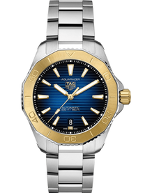 TAG Heuer Aquaracer Professional 200 Date 40mm 18k Gold Blue Dial Men's Watch